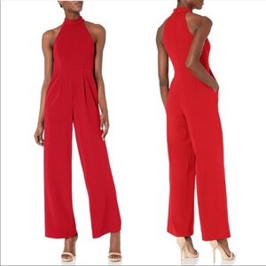 Calvin Klein red jumpsuit NWT